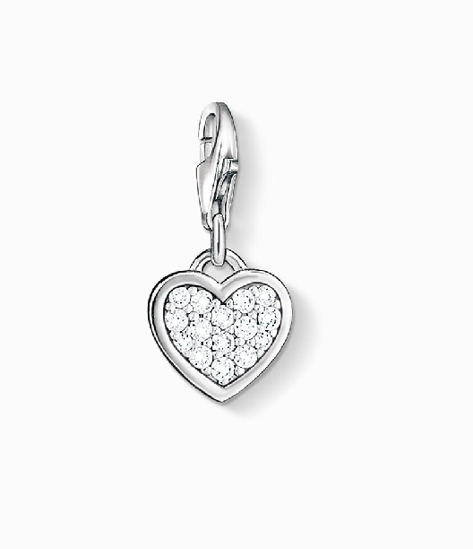 Thomas Sabo Glitter Heart Charm