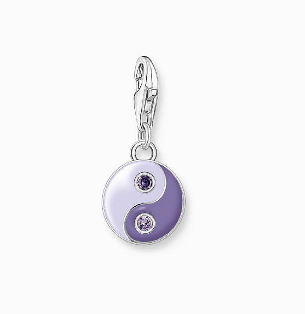 Thomas Sabo Purple Ying Yang Charm Pendant