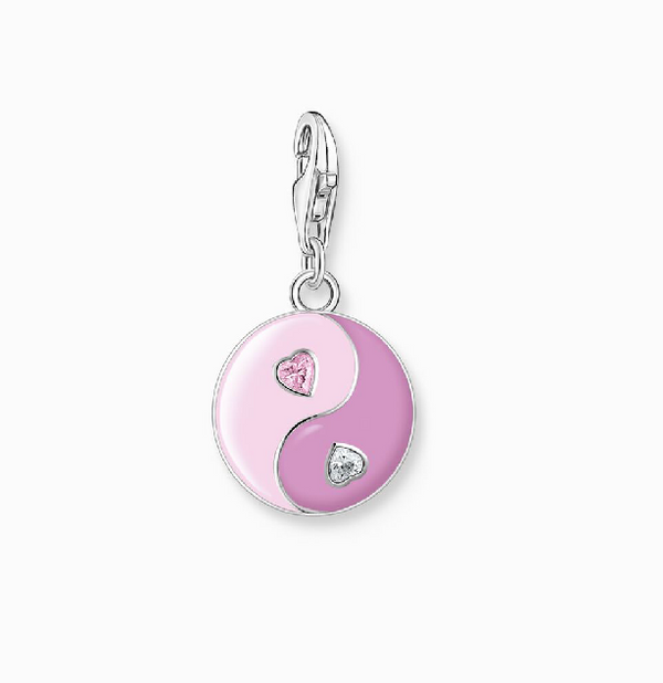 Thomas Sabo Pink Ying Yang Charm Pendant