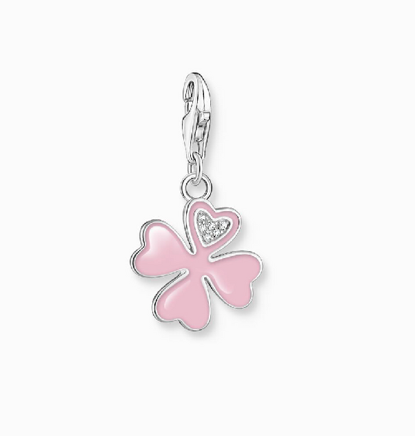 Thomas Sabo Pink Clover Charm Pendant