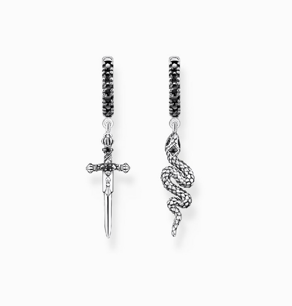 Thomas Sabo Snake & Sword Earrings