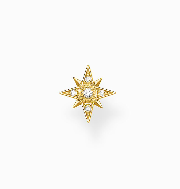 Thomas Sabo Single Gold Star Stud Earring