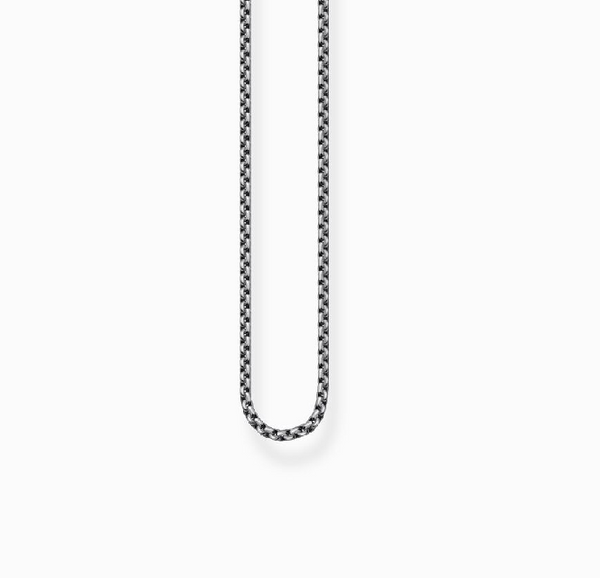 Thomas Sabo Blackened Silver 60cm Venezia Chain Necklace