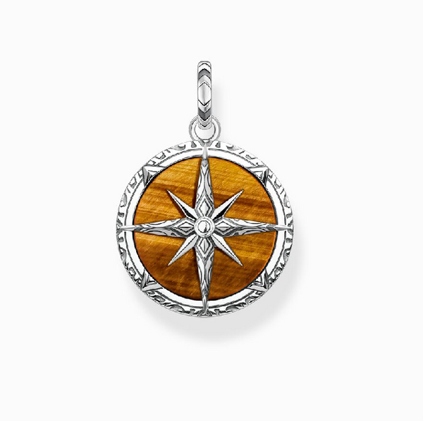 Thomas Sabo Tiger's Eye Compass Pendant