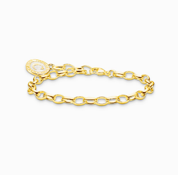 Thomas Sabo Gold Big Charm Bracelet 15cm