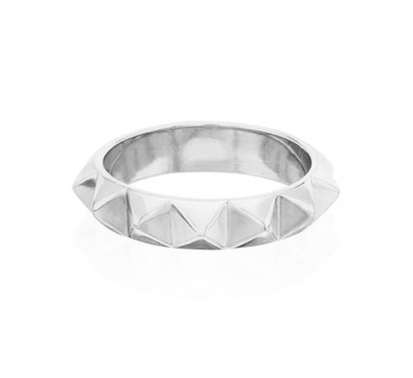 Anna Beck Silver Studded Stack Ring