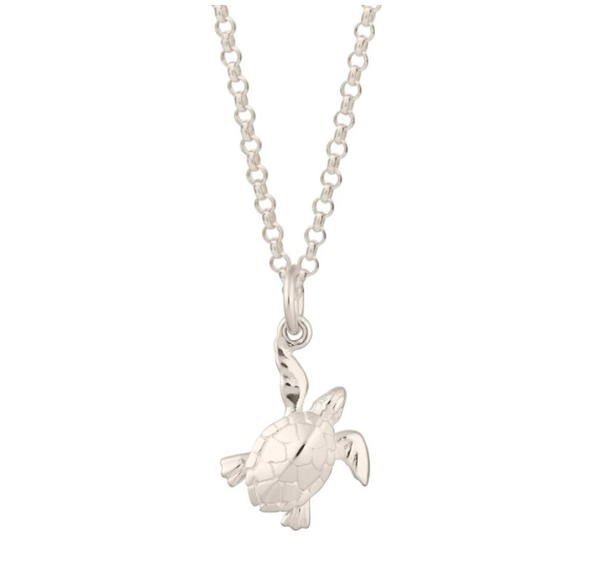 Scream Pretty Silver Turtle Necklace