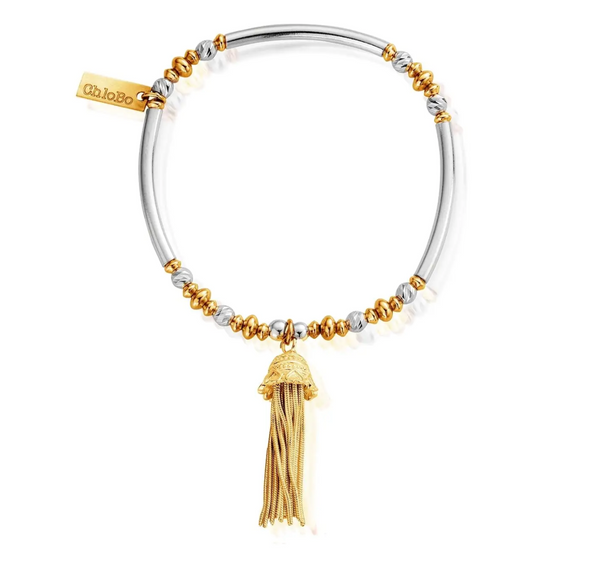 ChloBo Mixed Metal True Love Tassel Bracelet