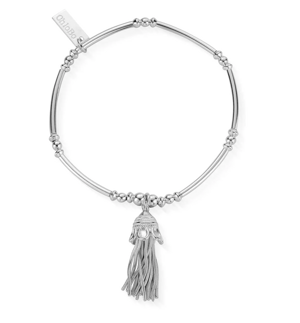 ChloBo Silver Didi Tassel Bracelet