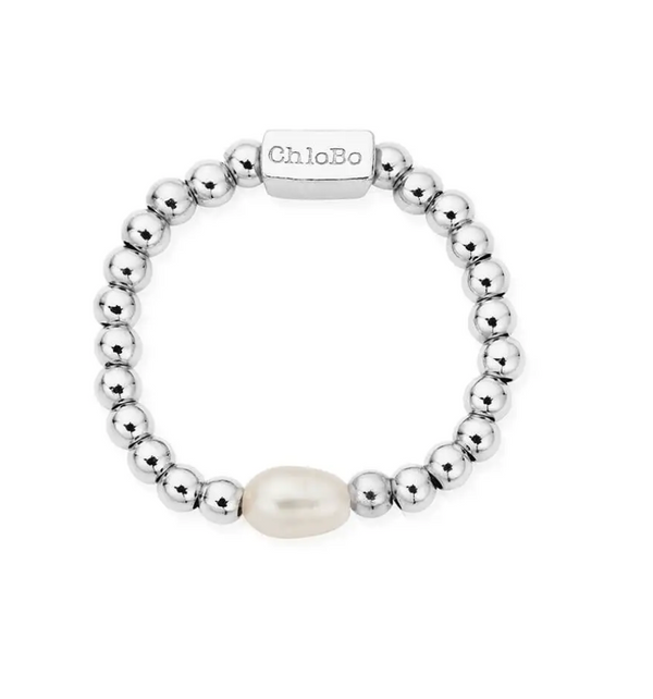 ChloBo Silver Pearl Ring