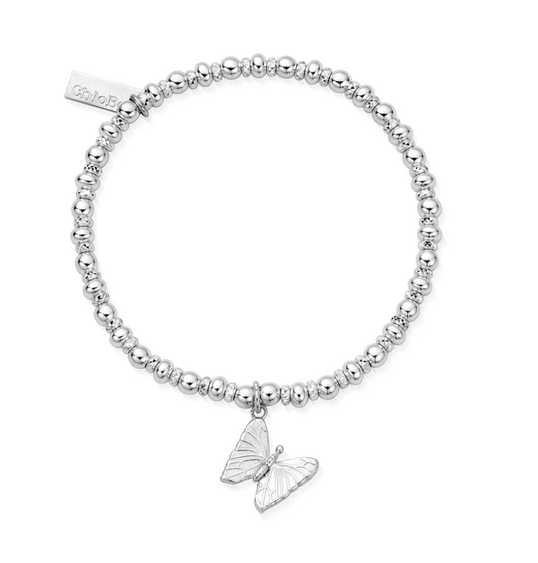 ChloBo Silver Butterfly Bracelet