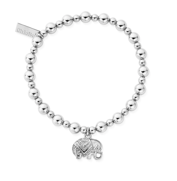 ChloBo Silver Elephant Bracelet - Premium Quality
