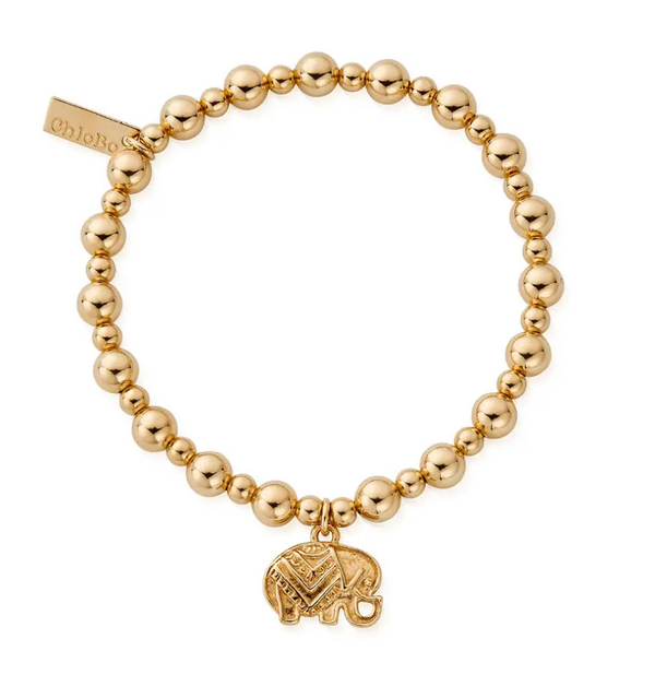 ChloBo Gold Elephant Bracelet