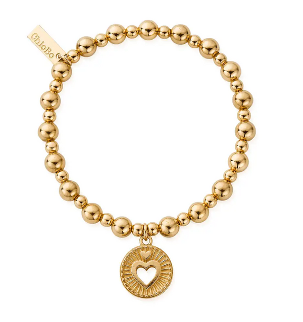 ChloBo Gold Guiding Heart Bracelet