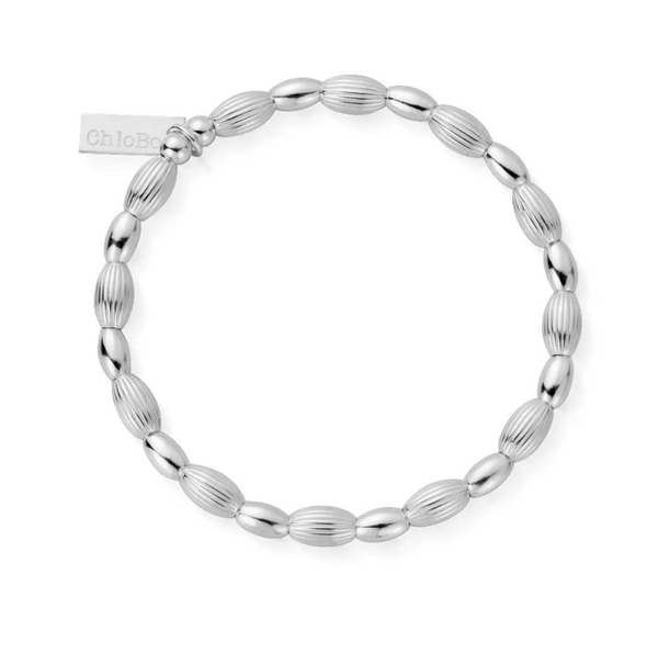 ChloBo Silver Double Rice Bracelet