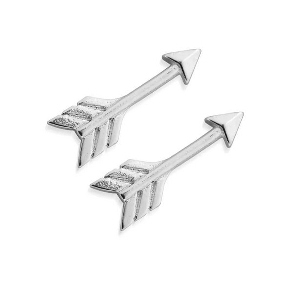 ChloBo Silver Arrow Cuff Earrings