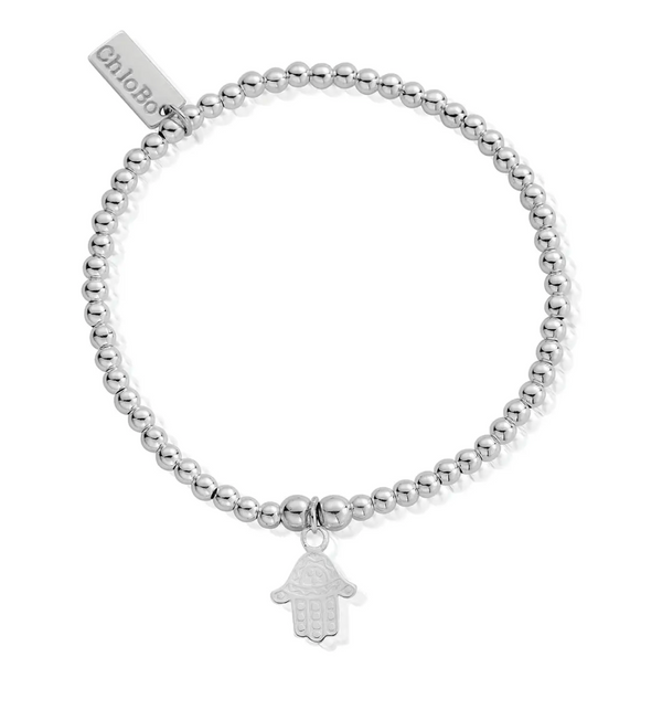 ChloBo Silver Hamsa Hand Bracelet
