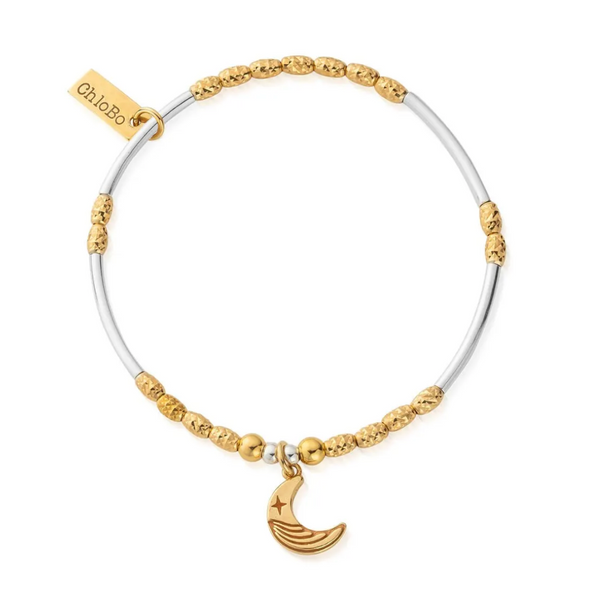 ChloBo Mixed Metal Luna Moon Bracelet