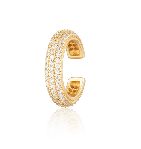 Scream Pretty Gold Bling Single Ear Cuff