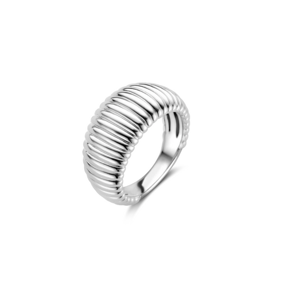 Ti Sento Silver Dome Milano Ring