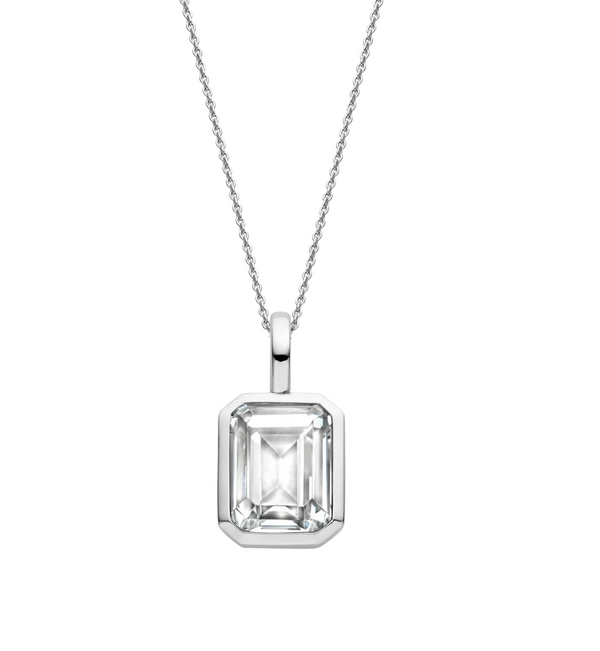 Ti Sento Silver Zirconia Milano Pendant