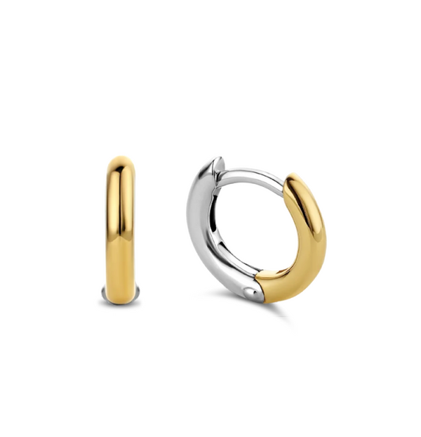 Ti Sento Gold & Silver Milano Hoop Earrings