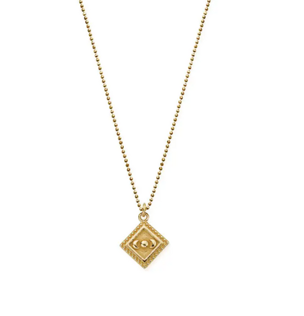 ChloBo Gold Diamond Cut Chain with Moon Magic Pendant