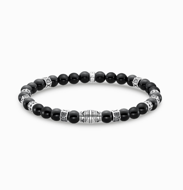 Thomas Sabo Silver & Black Onyx Bracelet