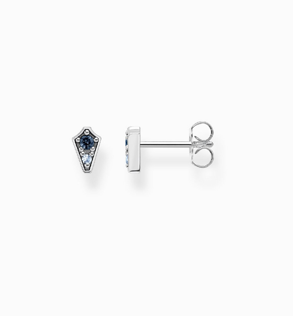 Thomas Sabo Silver & Blue Royalty Stud Earrings