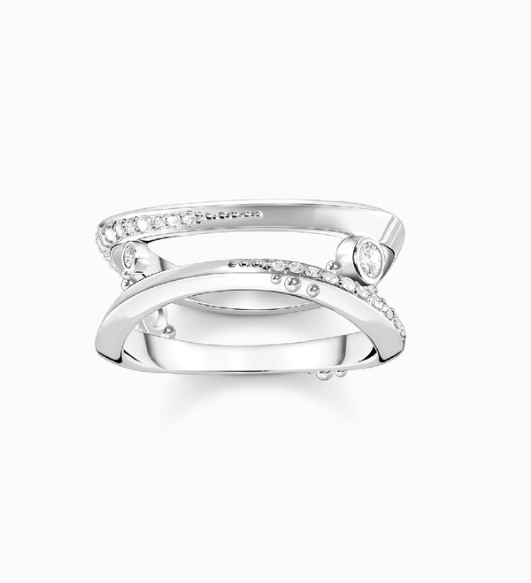 Thomas Sabo Silver Wave Ring