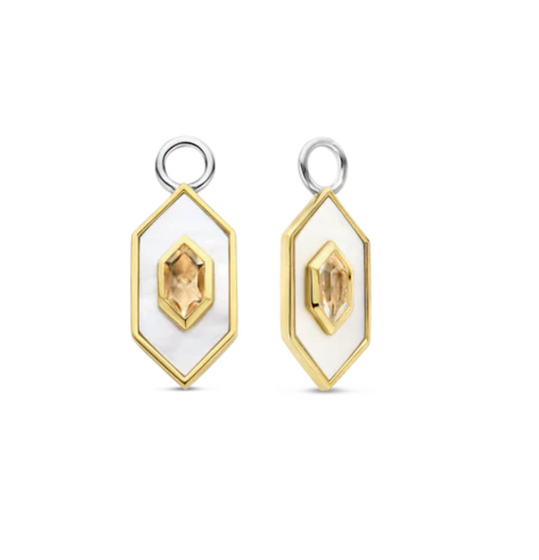 Ti Sento Mother of Pearl Milano Ear Charms