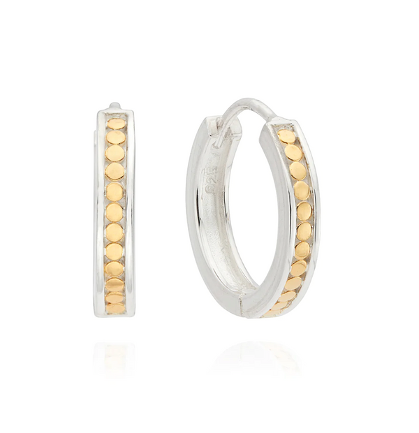 Anna Beck Classic Hinge Reversible Hoop Earrings