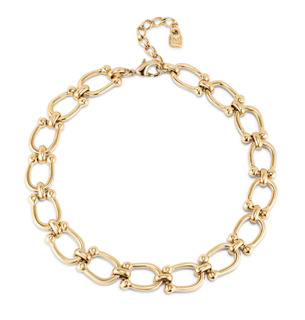 UNO de 50 Gold Medium Links Necklace