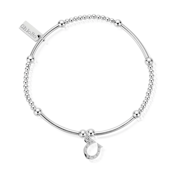 ChloBo Silver Cute Mini Horseshoe Bracelet