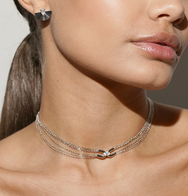Carat London Silver Cyndi Necklace