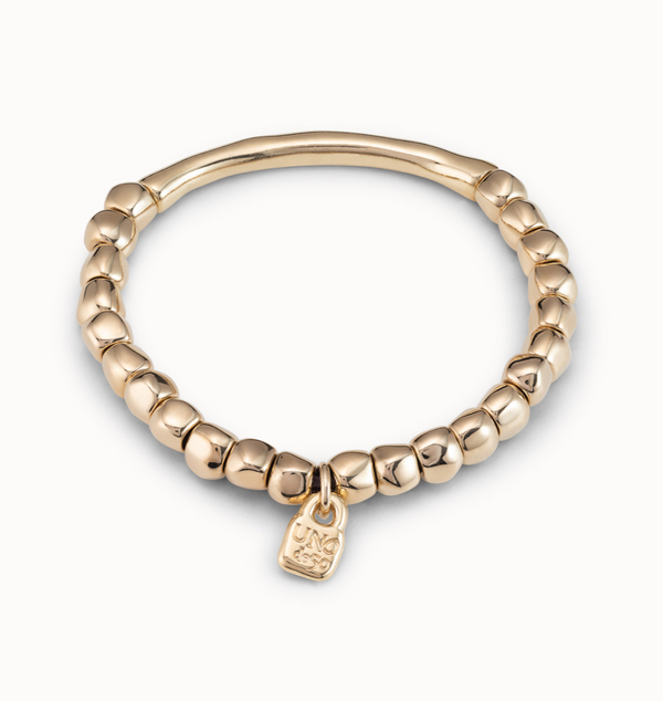 UNO de 50 Gold Bead Bracelet