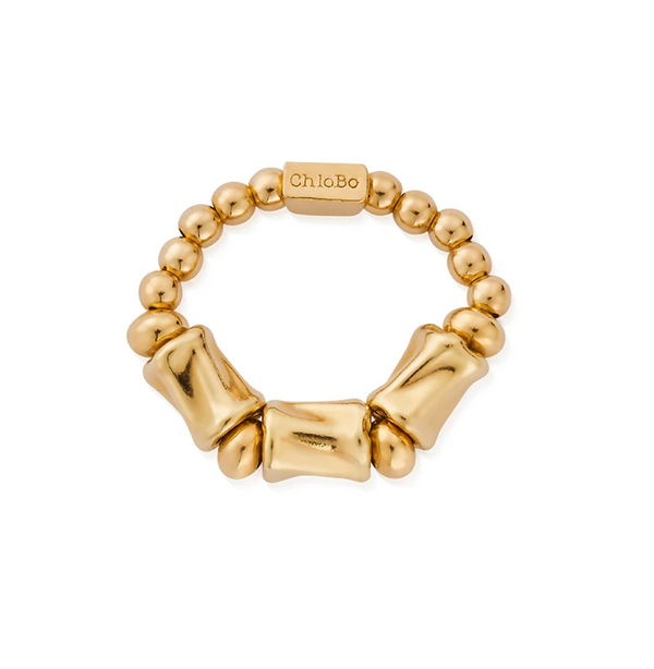 ChloBo Gold Chunky Twist Ring