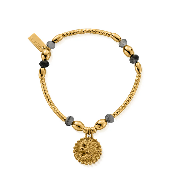 ChloBo Gold Divine Goddess Black Rutilated Quartz Bracelet