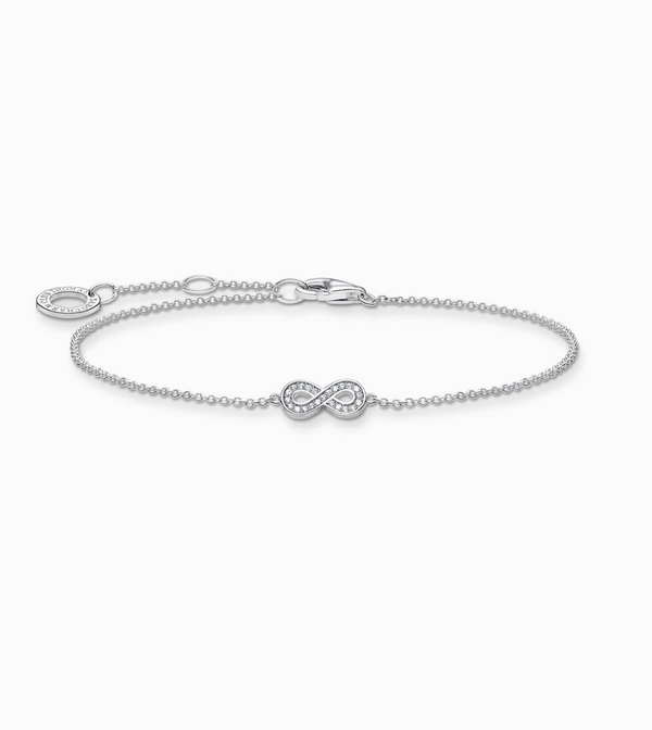 Thomas Sabo Silver Zirconia Infinity Bracelet