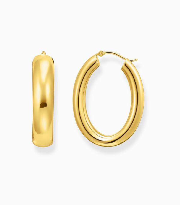 Thomas Sabo Gold Big Chunky Earrings