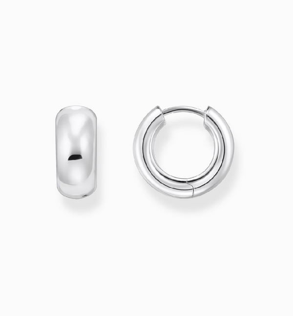 Thomas Sabo Silver Small Chunky Hoop Earrings