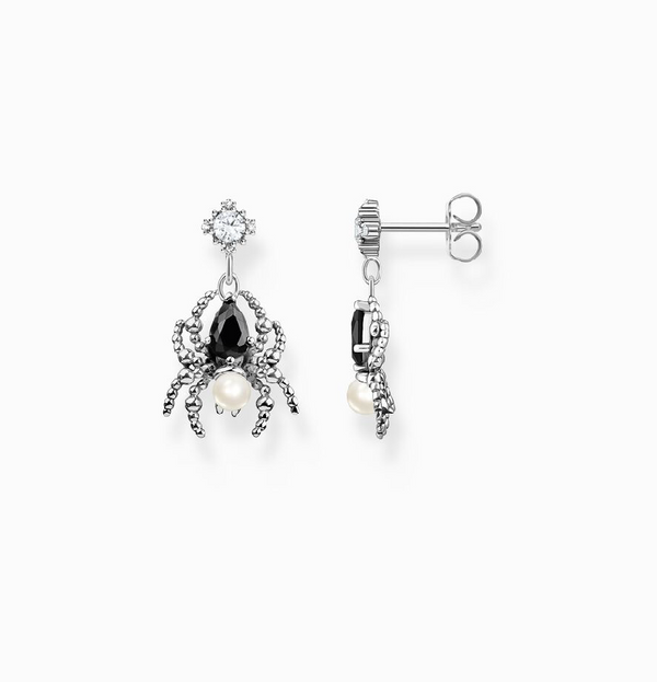 Thomas Sabo Silver Spider Romance Stud Earrings