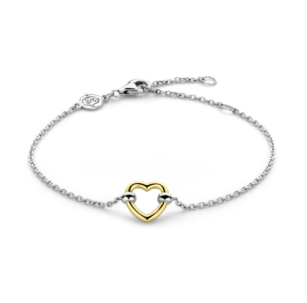 Ti Sento Gold Heart Bracelet