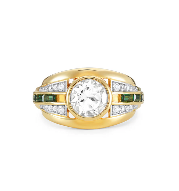 Laura Vann Olive Green Ring