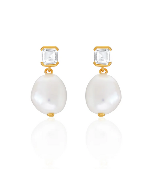 Laura Vann Bella Pearl Earrings