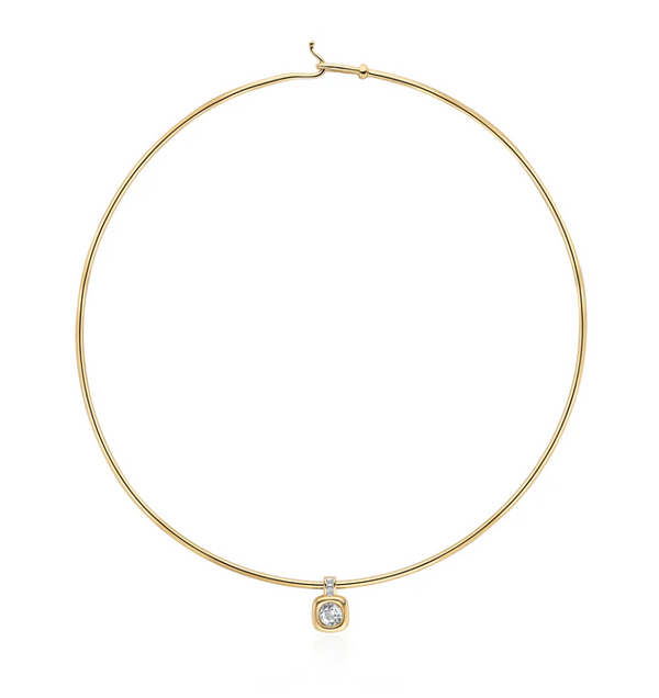 Laura Vann Gaia Torque Choker Necklace