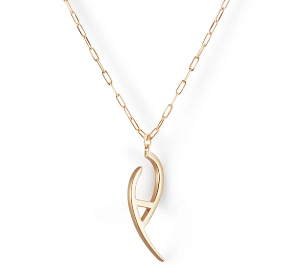 Toolally Gold Flick Pendant Necklace