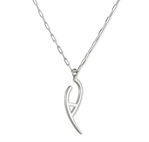 Toolally Silver Flick Pendant Necklace
