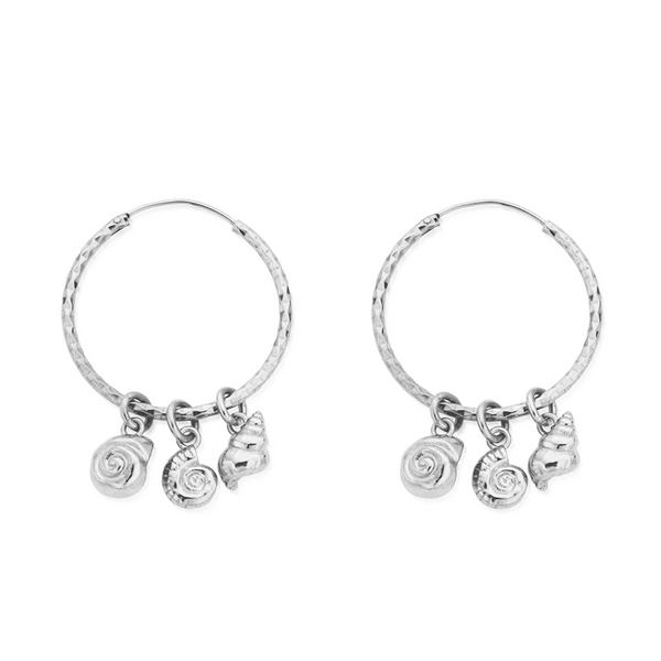 ChloBo Silver Resilient Dreams Hoop Earrings