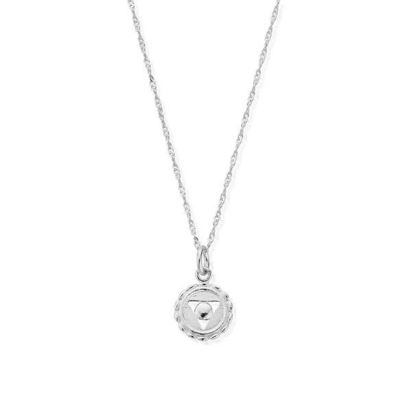 ChloBo Silver Tiny Throat Chakra Necklace